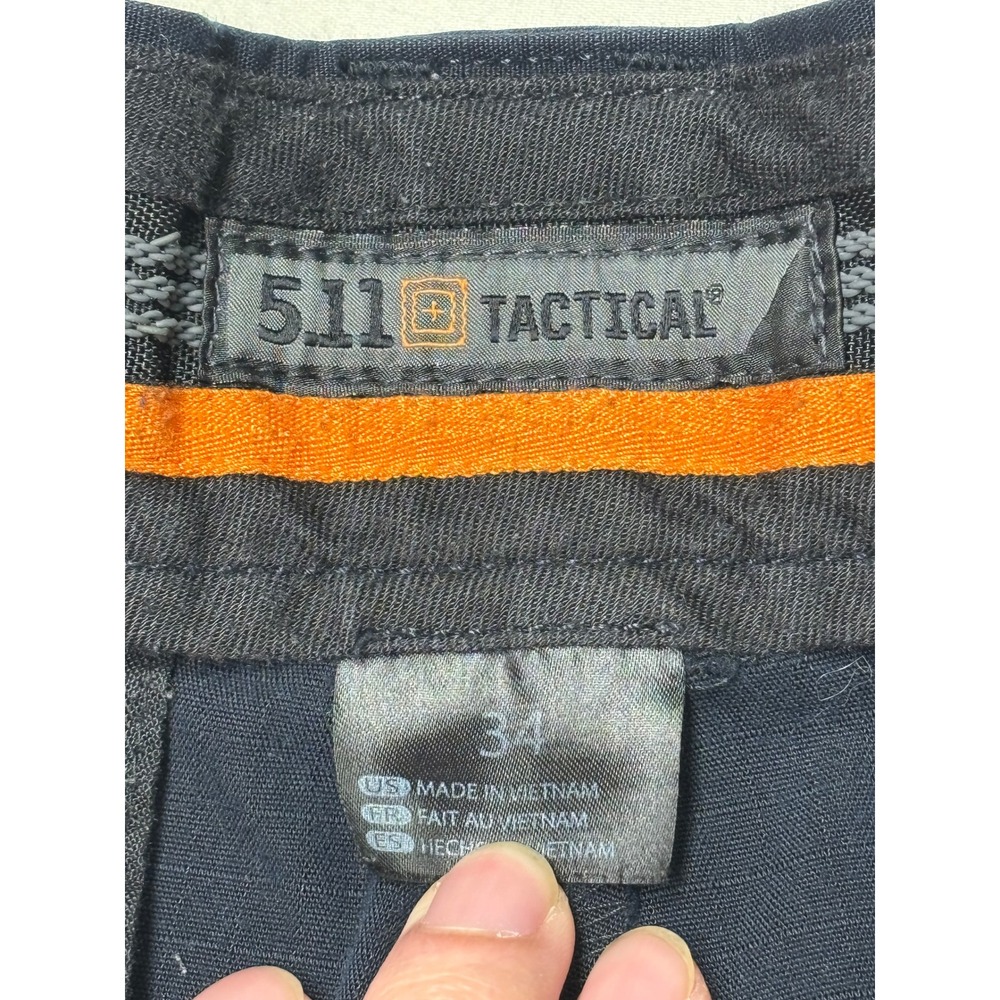 5.11® Men's Regular Fit Stryke® PDU® Class B Cargo Black Pants 34X32 - Picture 3 of 11